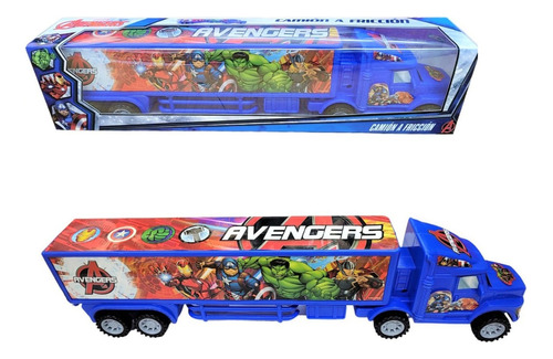 Camion De Los Avengers Vengadores A Friccion Jeg 53959