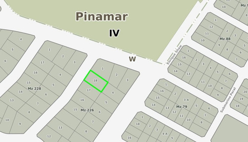 Vendo Excelente Lote En Barrio Álamos Pinamar
