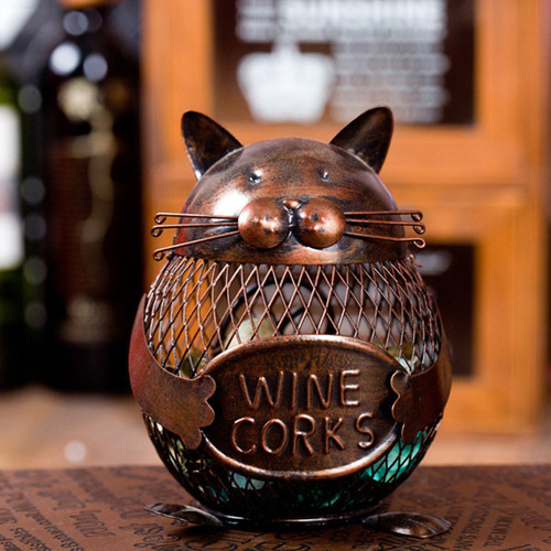 Recipiente De Ferro Para Esculturas, Cortiça, Vinho,