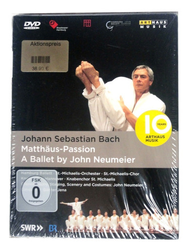 Dvd Bach Matthaus Passion Ballet By John Neumeier / Lacrado