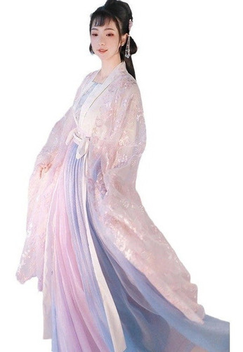 Vestido Retro De Hada De Estilo Antiguo Chino Femenino Hanfu