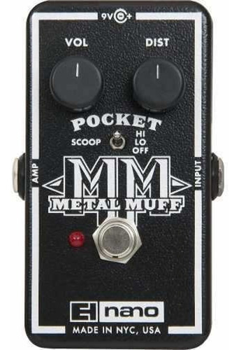 Pedal Electro Harmonix 140317 Pocket Metal Muff Nano