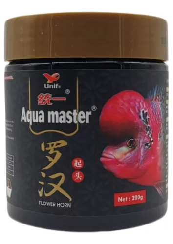 Alimento Especial Para Flower Horn Aquamaster De 200 Gr