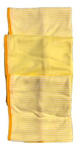 Arropos Cobijas Algodón Bebé 3 Piezas ( Color ) Color Amarillo