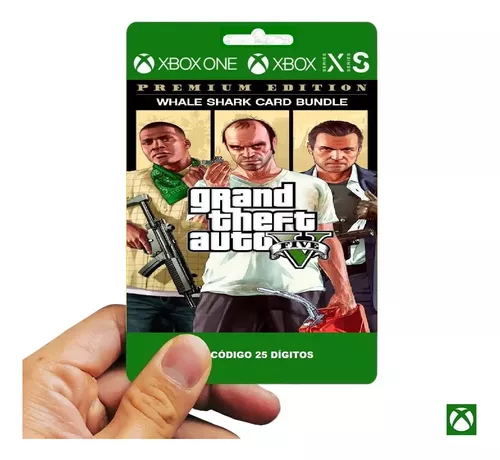 Grand Theft Auto V Ed. Premium + Tubarão-branco - 25 Dígitos