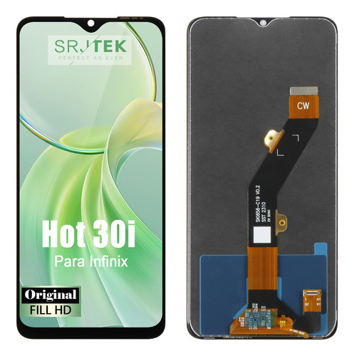 Para Infinix Hot 30i X669 Tela Frontal Display Lcd