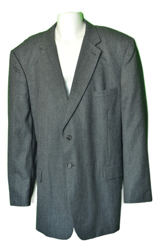 Saco Gianelli Talla 52 L Hombre Original Gris