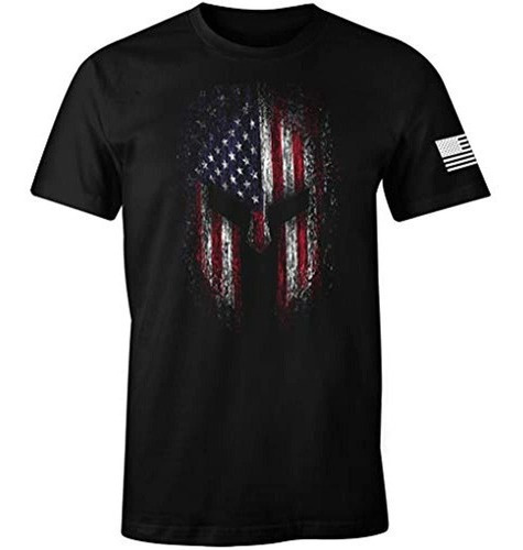 Camiseta Patriotica Para Hombre De La Bandera Estadounidens