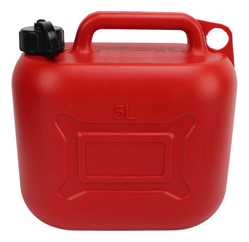 Lata Gas 5l 1.3 Galones Abs Gasolina Portátil Roja Sin Fugas