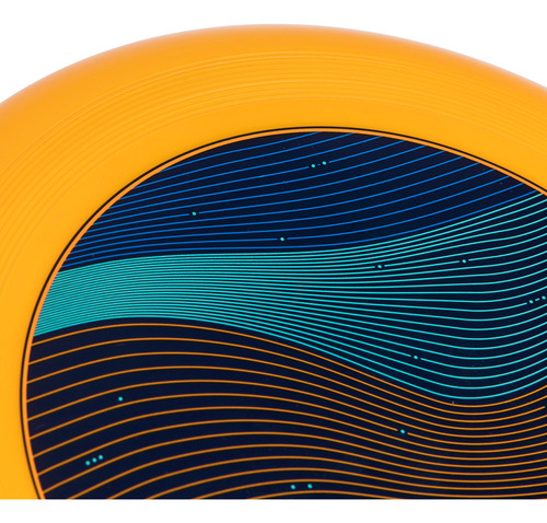 Disco Volador Flexible Amarillo Trico Olaian Color Naranja