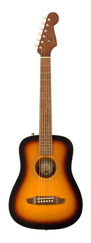 Guitarra Fender Redondo Mini, Funda Sunburst, 0970710103