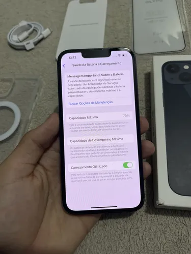 Iphone 13 128gb Meia Noite - Midnight - Original Com Caixa