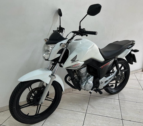 Imagem 4 de 24 de Honda Cg 160 Fan Flex 2018 Branca