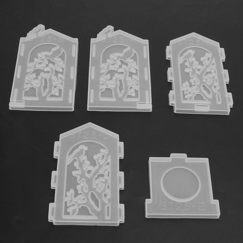 Moldes De Resina Epoxi, Candelabro, Molde De Silicona, Diseñ