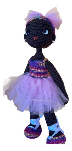 Muñeca Bailarina Tejida A Crochet Amigurumi 