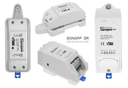 Imagen 7 de 7 de Sonoff Dr - Adaptador Para Riel Din