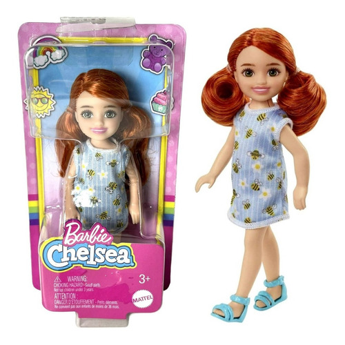 Boneca Chelsea Ruiva - Irmã Da Boneca Barbie - Original