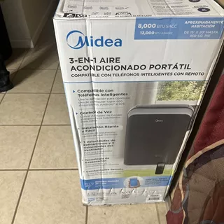 Aire Acondicionado Portátil Midea Ac 12,000 Btu