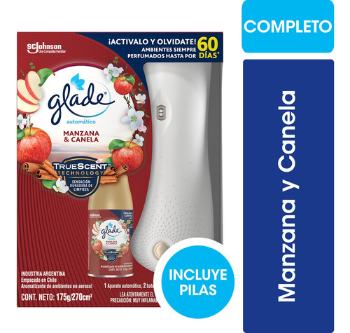 Glade Desodorante Ambiental Automático Aparato M&c 175g