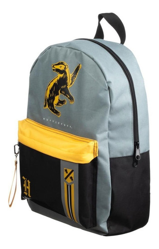 Imagen 5 de 7 de Harry Potter Mochila Hufflepuff Hogwarts Bioworld Original