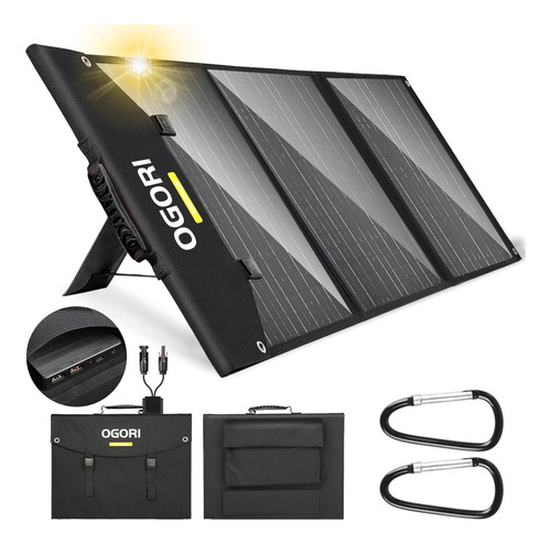 Cargador Panel Solar Plegable Portátil 90w Generador Solar 