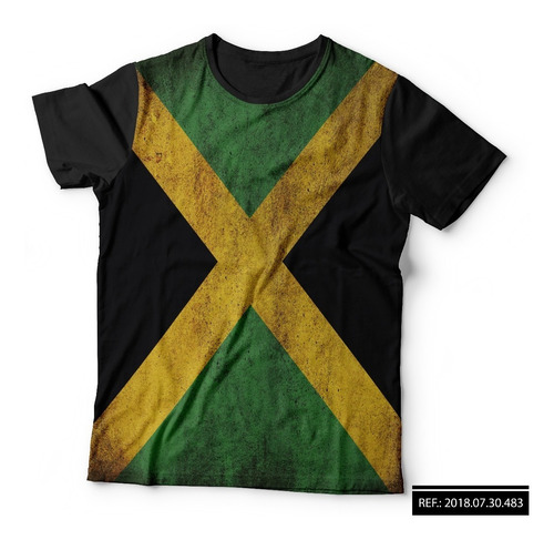 Camisa Camiseta Bandeira Jamaica Seleção Vintage