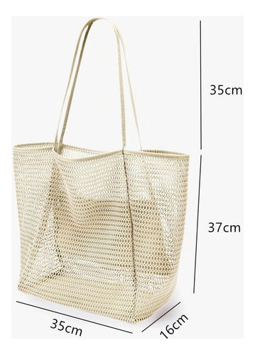 Bolso De Hombro Para Mujer, Bolso De Malla, Bolsos De Playa,