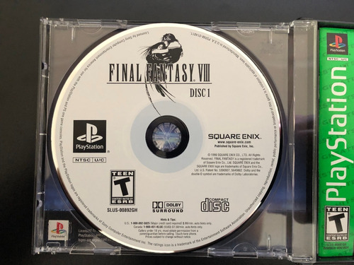 Final Fantasy Viii Para Playstation 1 Em Perfeito Estado