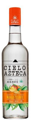 Pack De 12 Licor De Agave Cielo Azteca Mango Picante 750 Ml