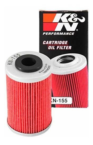 Filtro K & N De Aceite De La Motocicleta: High Performance, 