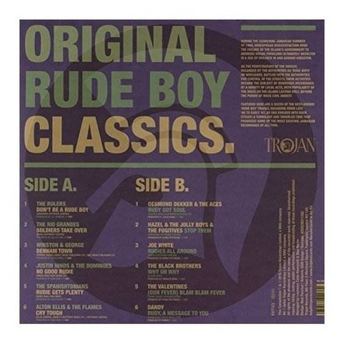 Original Rude Boy Classics/various Original Rude Boy Classic