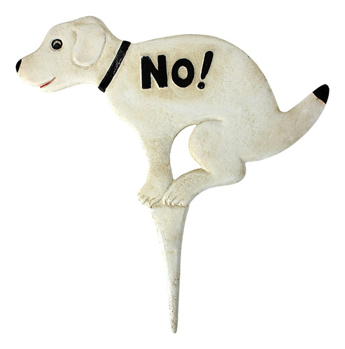 Design Toscano Letrero Para Césped Con Diseño De Perro Sin P