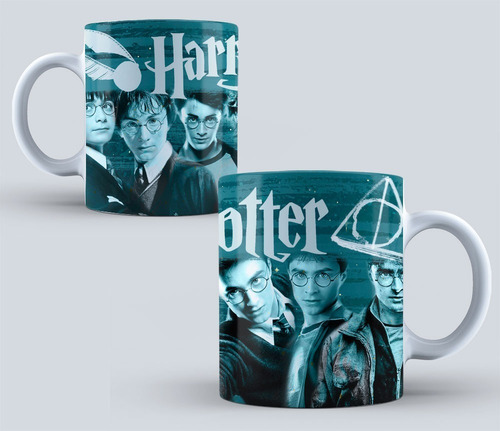 Tazón Taza Mug Harry Potter Y Las Reliquias De La Muerte