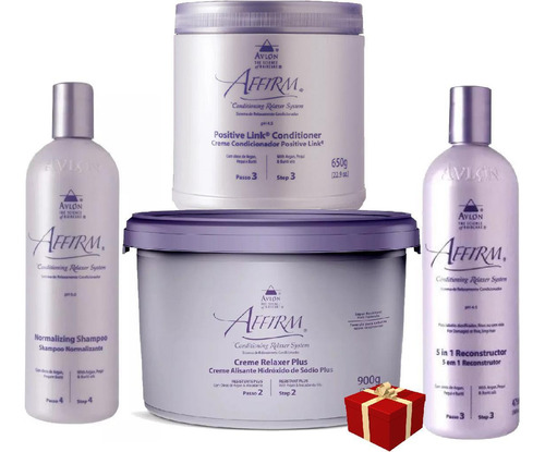 Kit Avlon Affirm Sódio Resistente 900g + Positive