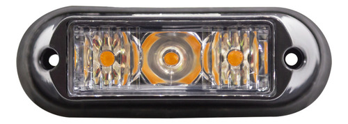 Baliza Led Estrobo 12v 3 Watts Ip67 Emergencia Nl202-3 Ambar