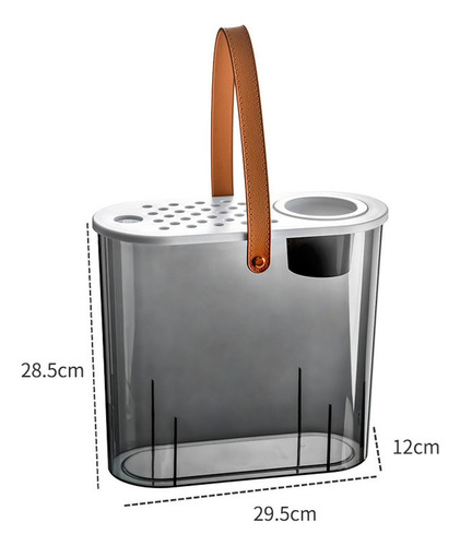 Cubo Para Posos De Té, Cubo De Drenaje Para Mesa De Café,