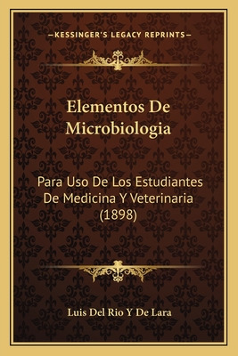 Libro Elementos De Microbiologia: Para Uso De Los Estudia...