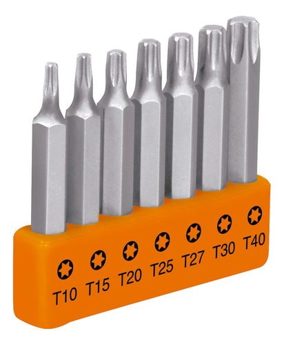 Juego 7 Puntas Torx 2' 17796 6 Pzs