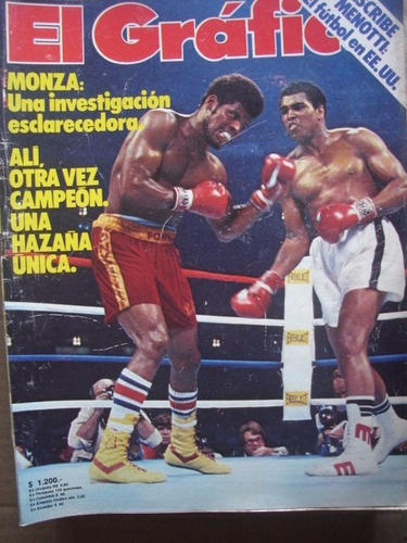 El Grafico 3076 Box Ali Campeon Mundial Nota San Lorenzo