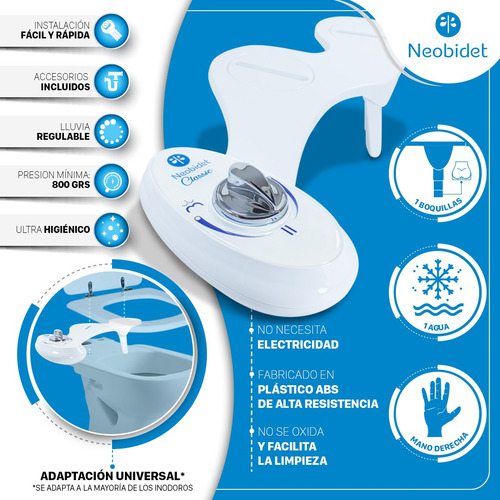 Bidet Para Inodoro Neobidet Original Grifería Autolimpieza!