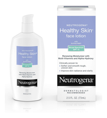 Neutrogena Loción Hidratante Facial Para Piel Saludable Co.