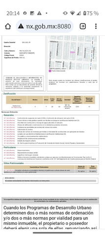 Terreno En Venta Col. Narvarte Poniente 