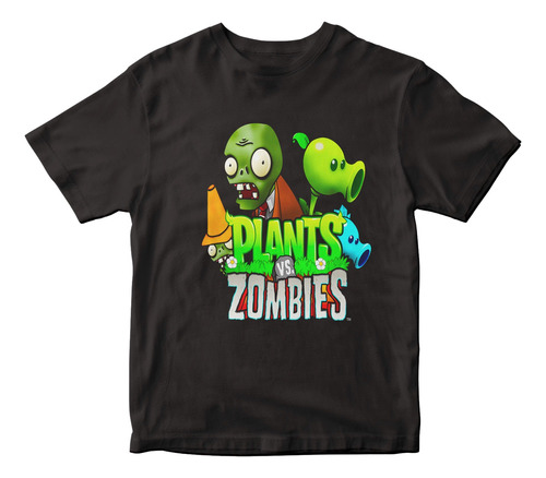 Remera Camiseta  Plantas Vs Zombies Mundogeek