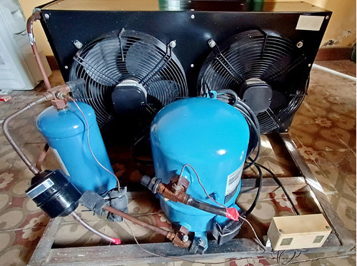 Equipo De Frio Compresor Evaporador Controles Caños Cobre