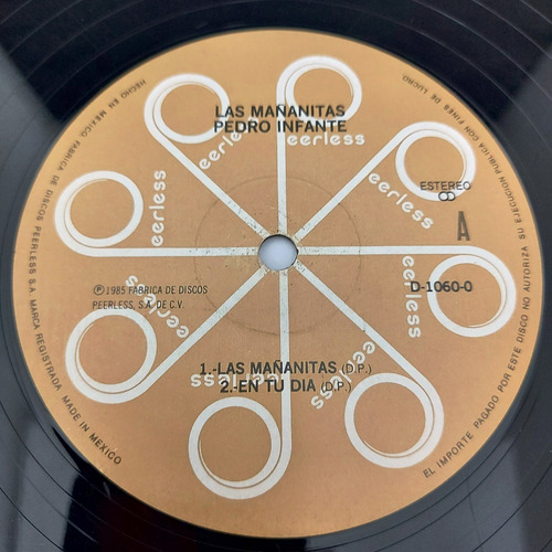 Pedro Infante - Las Mañanitas Lp