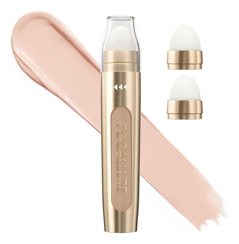 Focallure Fix Corrector - Barra Correctora, Con 2 Aplicadore