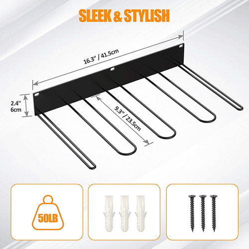 Soporte De Pared K Hangers, Robusto, De Metal, Para Botas Al