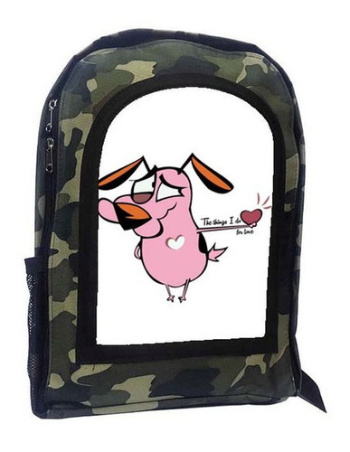 Mochila Camuflada Coraje El Perro Cobarde A24