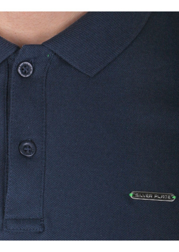 Playera Tipo Polo Slim Fit Manga Corta Casual Cómoda
