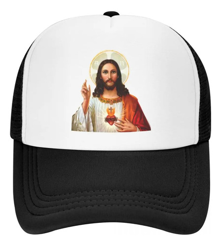 Gorra De Béisbol Del Sagrado Corazón De Jesús, Gorra De Dios